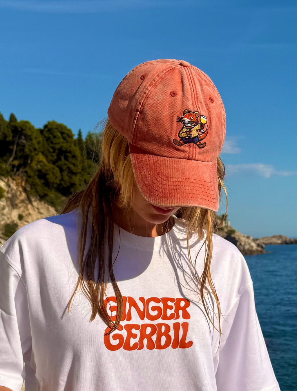 Ginger Gerbil Vintage Cap